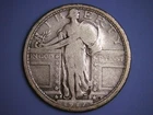 1917-S TYPE 1 STANDING LIBERTY QUARTER__KEY DATE__RARE SILVER COIN__FINE EXAMPLE