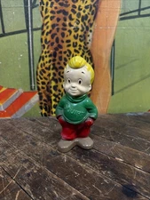 VINTAGE 1948 SQUIRT BOY COIN BANK SIGN COCA COLA COKE 7UP PEPSI ORANGE CRUSH HTF
