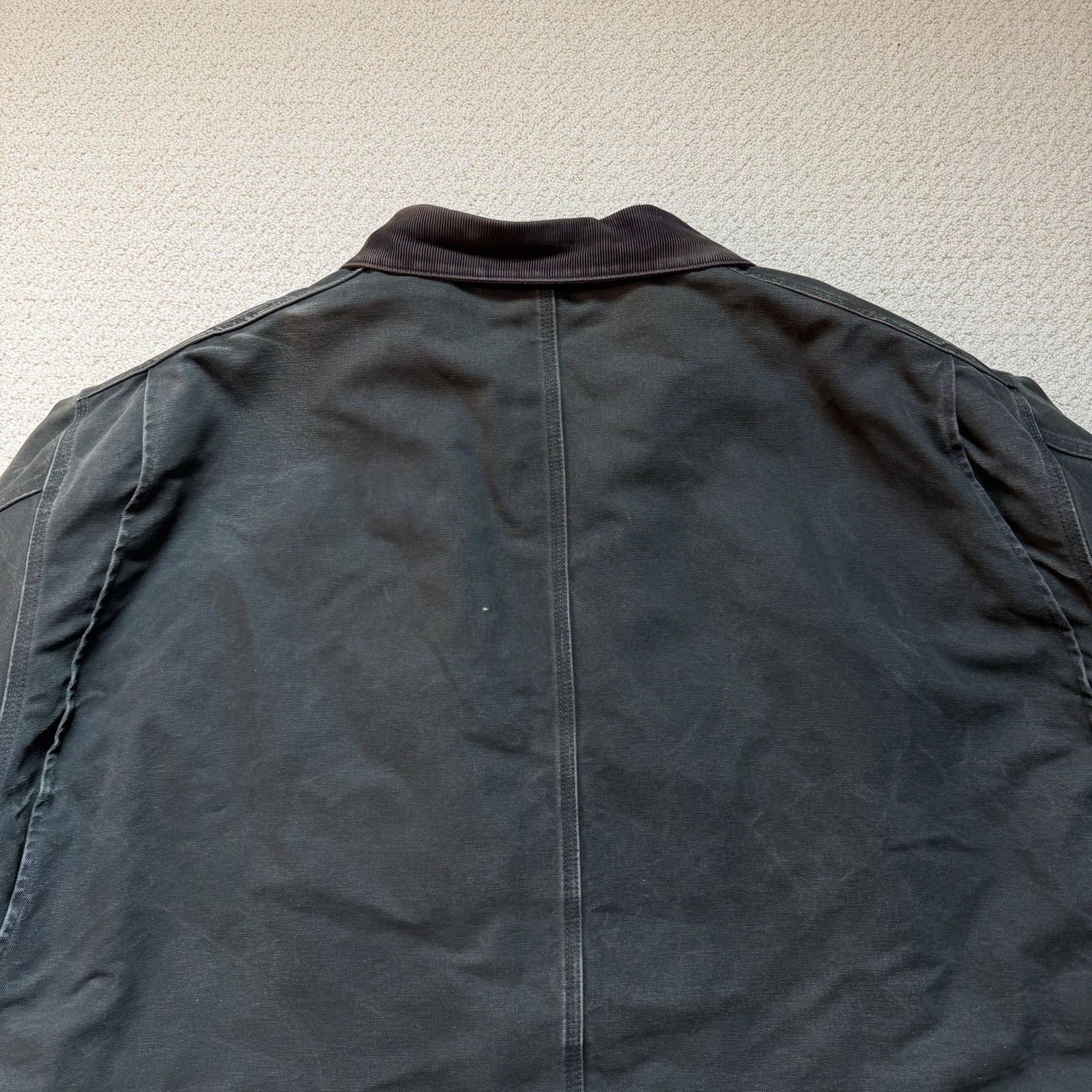 Vintage Carhartt Men's 5XL Moss Green Canvas Workwear Arctic Coat Jacket C26 MOS thumbnail 12