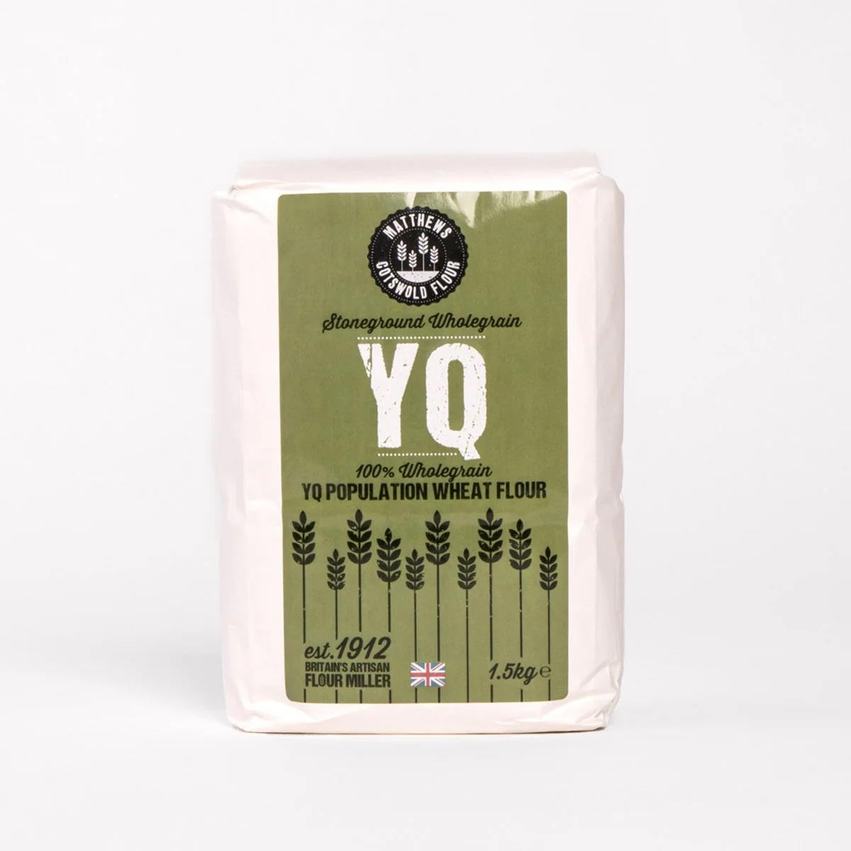 Matthews Stoneground Wholegrain YQ Wheat Flour 1.5kg
