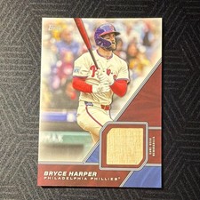 2025 Topps Series 1 Bryce Harper Major League Material Relic Phillies #MLM-BH