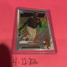 2021 Bowman Chrome Draft ASIA Refractor #BDC45 Jairo Pomares - GIANTS ⚫️🟠