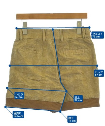 Chloe Shorts Beige(Check Pattern) 36(Approx. XS) 2200608517049 - Picture 7 of 7