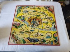 Hopalong Cassidy Game Board Only Milton Bradley 1950s Measures 18 1/2" 18 5/8"