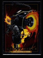 2024 SkyBox Marvel Masterpieces '92 Platinum Card #37 Ghost Rider