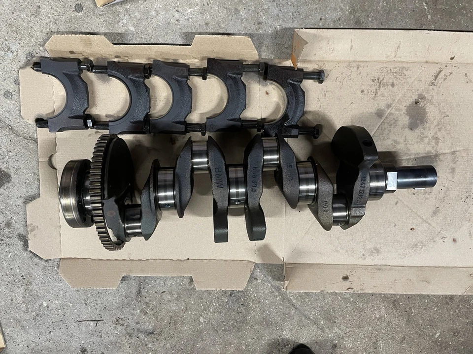 1997 BMW Z3 E36 318is 1.9L M44 M44B19 CRANK CRANKSHAFT ASSEMBLY OEM W CAPS 🌟 - Image 2 of 4