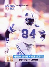 1991 Pro Set #739 Herman Moore Detroit Lions