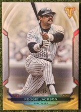 2019 Topps Triple Threads Reggie Jackson #88 Citrine 39/75 Yankees