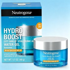 Neutrogena Hydro Boost City Shield Water Gel SPF 25 1.7 oz Sunscreen Moisturizer