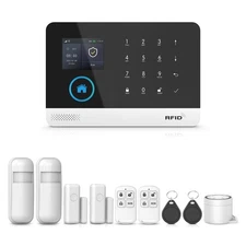 Home Alarm System,2.4" Colorful Screen Home Security System,10 Piece Wireless...