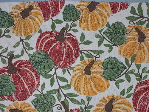 Rachel Ashwell Fall Table Runner 3D Textured Burlap Trim 16 X 70 Farmhouse Decor