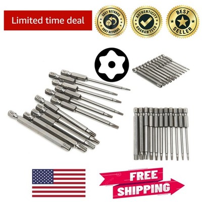 Professional 11-Piece Magnetic Torx Head Screwdriver Set T6-T40 | 3 Inch Length
