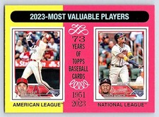 SHOHEI OHTANI - RONALD ACUNA JR. 2024 TOPPS HERITAGE 2023 MVP #204