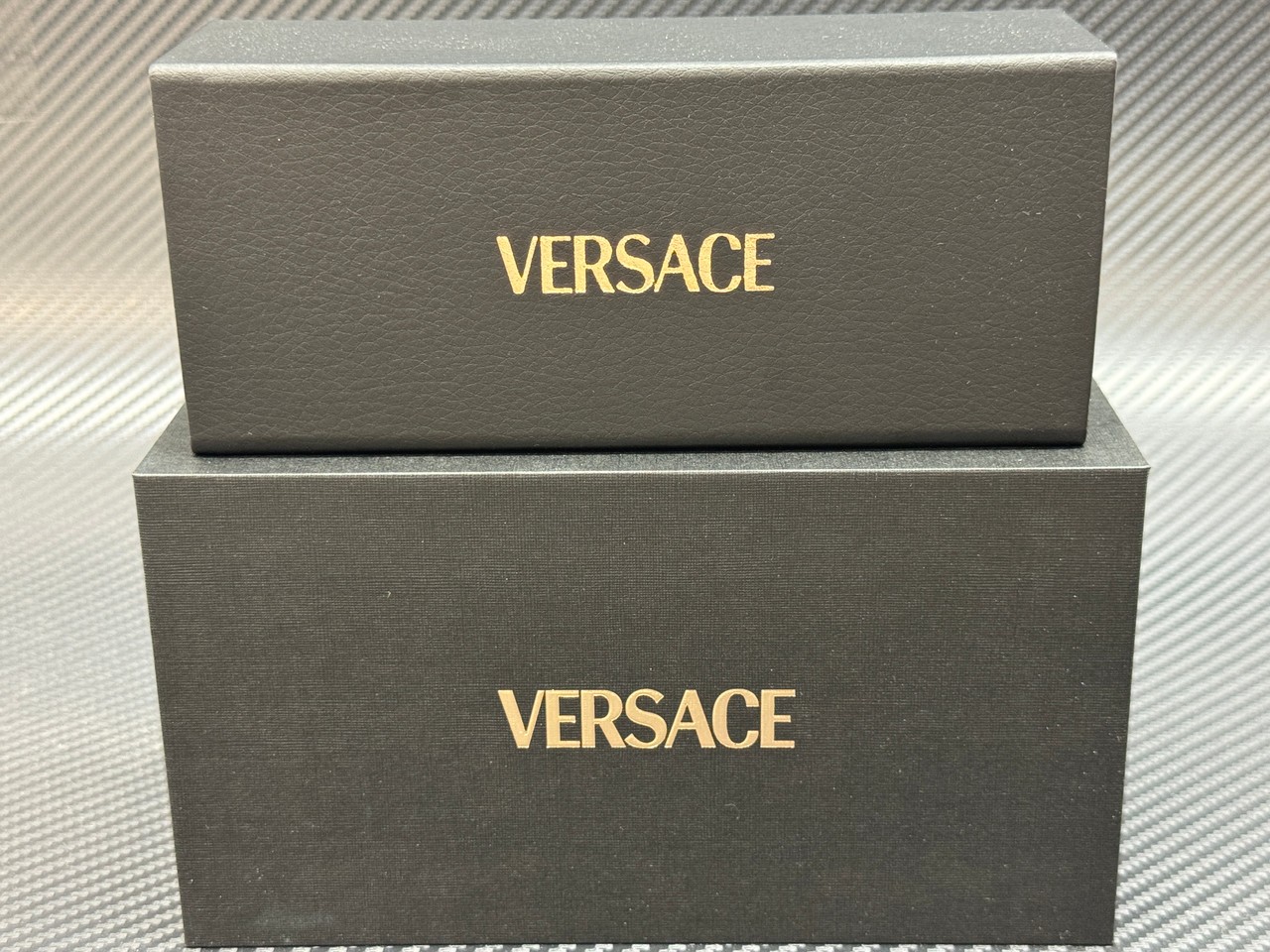 VERSACE VE4483D 536087 Black Grey Men's 57 mm Sunglasses thumbnail 5