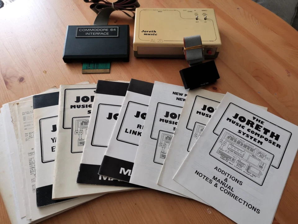 THE JORETH MUSIC COMPOSER SYSTEM MIDI FÜR COMMODORE C64