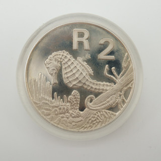 2 Rand Silber Südafrika 1997 = 33 7 g Silber 925 = 1 Unze Feinsilber 24/9