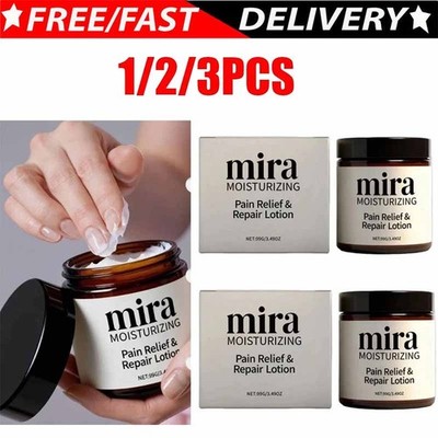 Mira Pain Relief Lotion,Mira Organics Cream Skin Repair Cream for All Skin Types