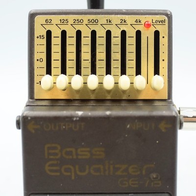 Boss Ge-7b Bass Equalizer Vintage Guitar Effect Pedal Ze12218 for