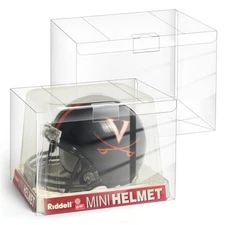 10 Pack Mini Football Helmet Display Case Mini Helmet Protector Case Mini Hel...