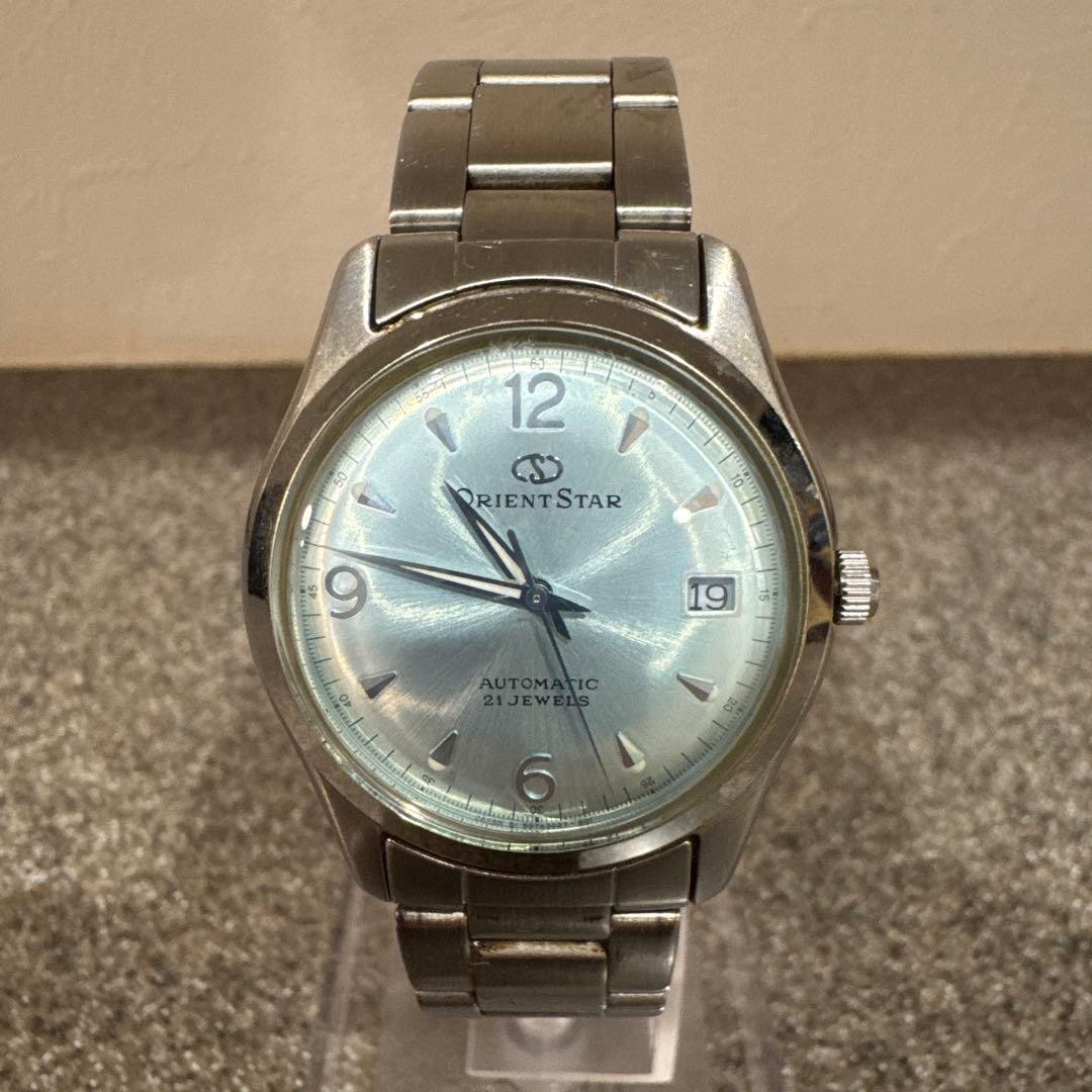 ORIENT STAR Automatic Watch Silver Light Blue Dia… - image 1