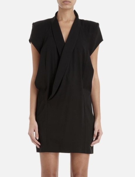 Women Theory Dress Black Viscose 36