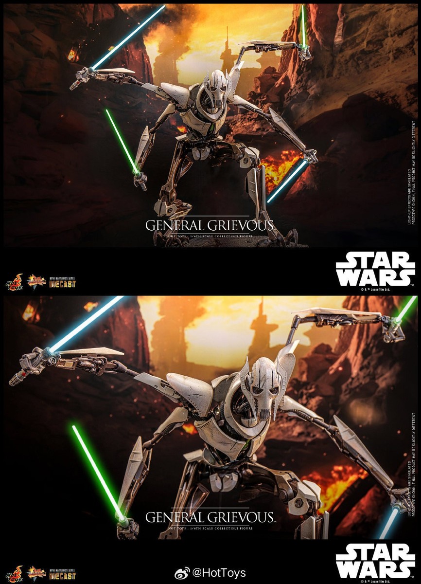 HOTTOYS HT MMS760D67 Star Wars Prequel General Grievous 1/6 Action