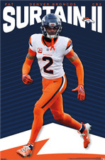 DENVER BRONCOS - PAT SURTAIN II 25 POSTER - 22x34 - 26734