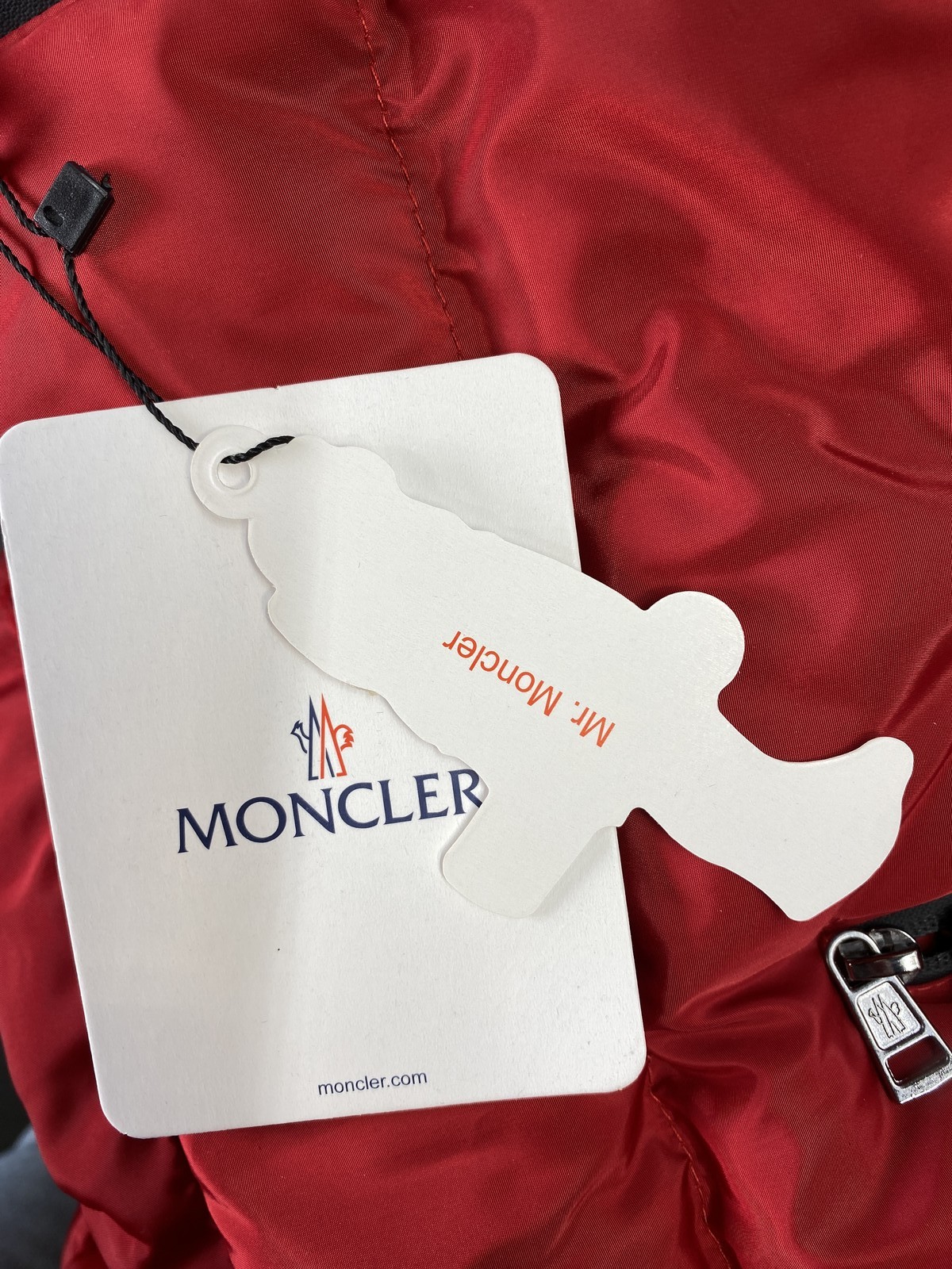 Moncler Womens Mr. Moncler Puffy Hooded Down Coat Size L Red thumbnail 16