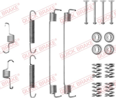 1X Quick Brake 105-0819 ZubehöRsatz Bremsbacken FüR Renault Lancia Mercedes-Benz-image
