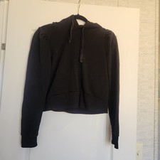 Z Supply Womens Crop Hoodie M EUC