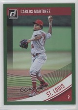 2018 Panini Donruss Holo Green Carlos Martinez #178 ex0