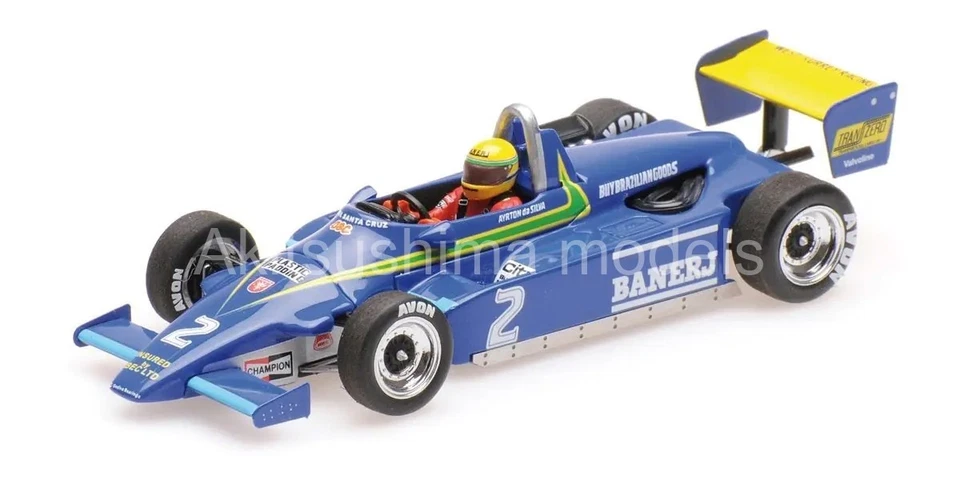 Minichamps 547824302 1/43 RALT RT3 1ST F3 WIN THRUXTON 13NOV 1982 SENNA - Image 2 of 4