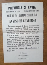 KK568-PAVIA-MEZZANO SICCOMARIO-BANKRUPTCY MASTER 1863