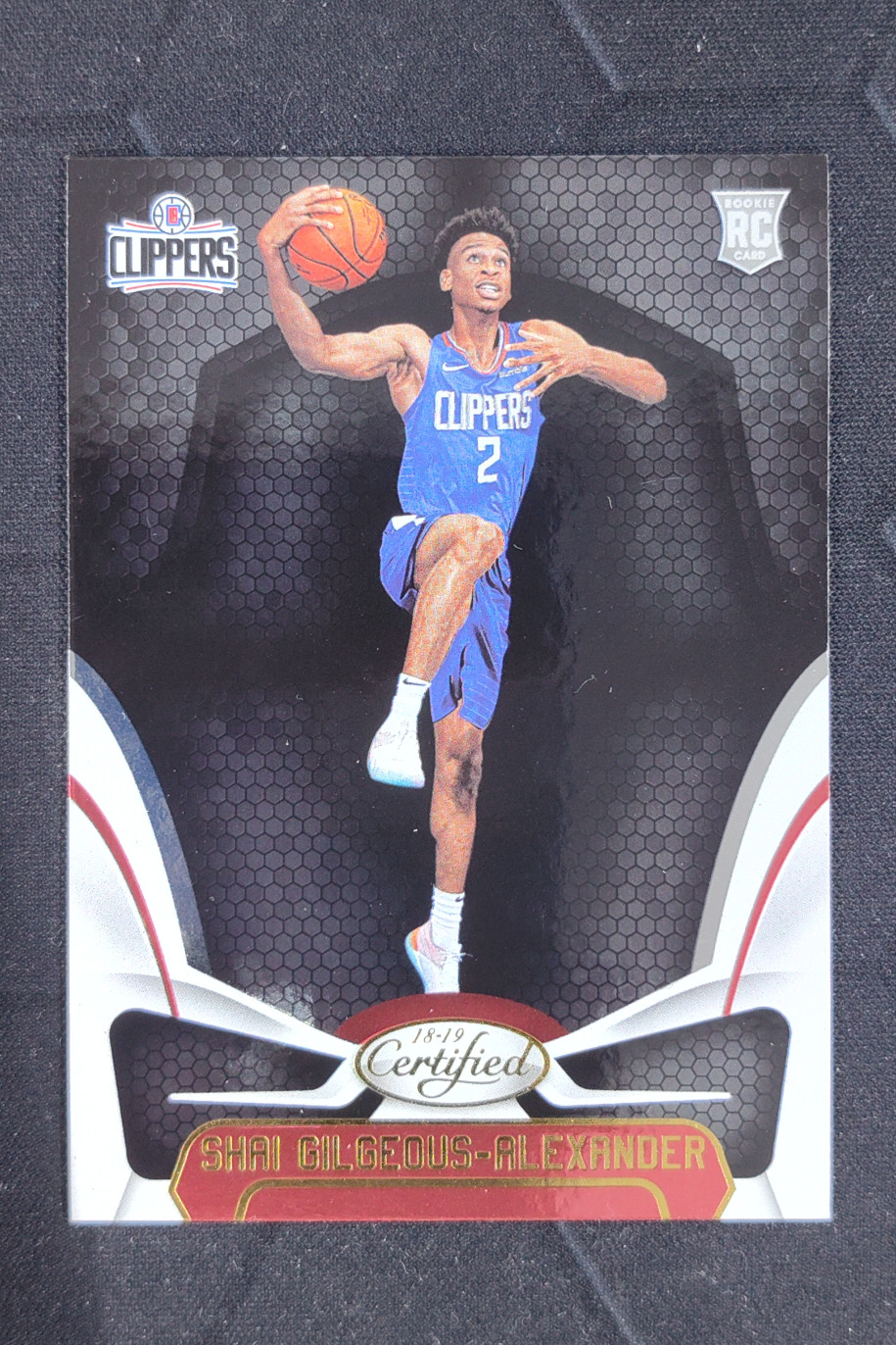 2018-19 Panini Certified Shai Gilgeous-Alexander Rookie RC #161 Clippers