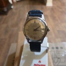 Vintage SWISS ENICAR ULTRASONIC 17 Jewels Men's Automatic W/ Date keep time 