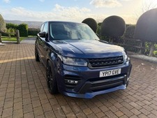 2017 RANGE ROVER SPT 5.0 OVERFINCH GT ULTRA BLUE MET 87K MLS FSH HIGH SPEC CAR