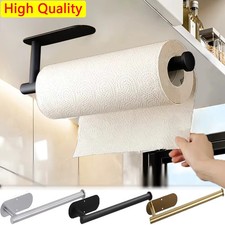 Kitchen Paper Towel Holder Adhesive Tissue Hanger Toilet Roll Dispenser Cabinet