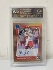 2011 DONRUSS OPTIC RATED ROOKIE AUTO BRONZE #298 SHANE BUECHELE FCG 9.5