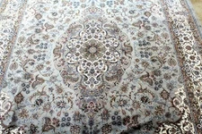10X7 BREATHTAKING 1200+KPSI HIGH QLTY POWER LOOMED SILK NAINN DESIGN TURKISH RUG