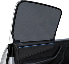 Frameless-Door Side Window Mesh Sunshades for Tesla Model Y Juniper 2025-2026, 4