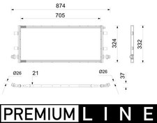 Wasserkühler Aluminium für Mercedes W177 CLA C118 Shooting Brake 2.0 ab 19->