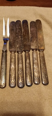 #ad 6 misc vintage flatware that can be recycled for beautiful jewelry pieces $25.00