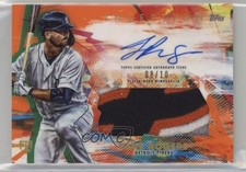 2020 Topps Inception Orange 8/10 Jake Rogers #IAP-JR Patch Auto 13iq