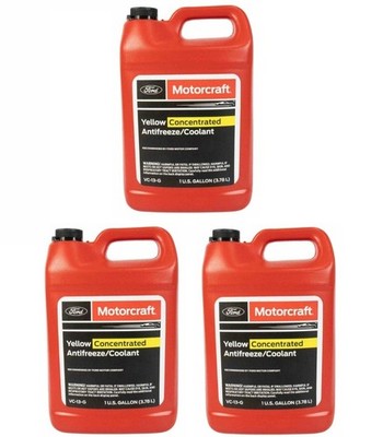 OEM ford MotorCraft Vc13G X 3 Antifreeze Coolant Yellow Concentrated Made In USA