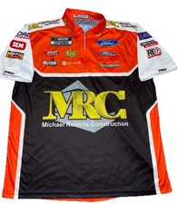 2025 Front Row ZANE SMITH MICHAEL ROBERTS MRC Nascar Pit Crew Shirt Ford 2XL