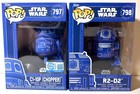 Funko Pop! Vinyl: Star Wars C1 10P Chopper Blueprint Deco & R2 D2 together