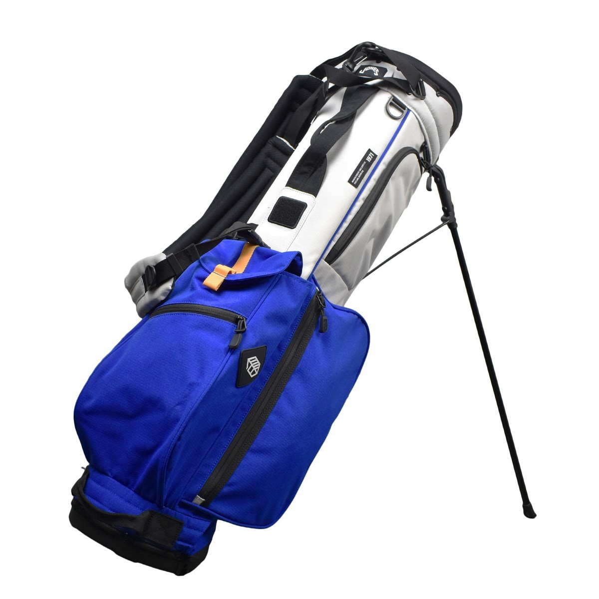 New Jones Sports Golf Rover Stand Bag Cement/Cobalt Blue | eBay