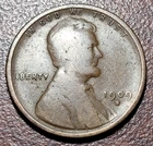 1909-S Lincoln Wheat Cent Good/VG Semi-Key Date Orig Toning Some Wheat Lines