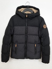 ZeroXposur Boys Black Hooded Puffer Jacket Sherpa Lined Size 14/16
