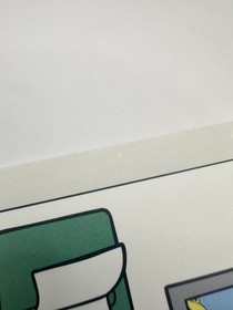 Lego Duplo Police Station Flat Plastic Backdrop From Set #4691